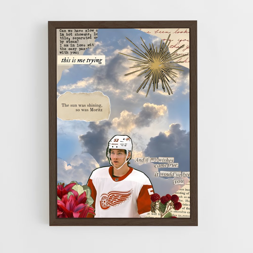 Poster Moritz seider hockeyeurs – affiche Hockey sur glace (vue 5)